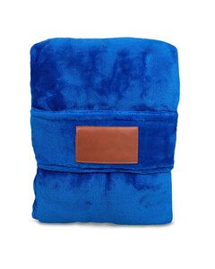 Leeman LG300 - Duo Travel Pillow Blanket Reflex Blue