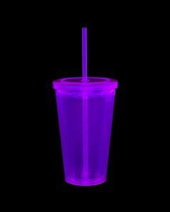 Prime Line MG850 - 16oz Double Wall Cool Acrylic Tumbler Trnslucnt Lm Grn