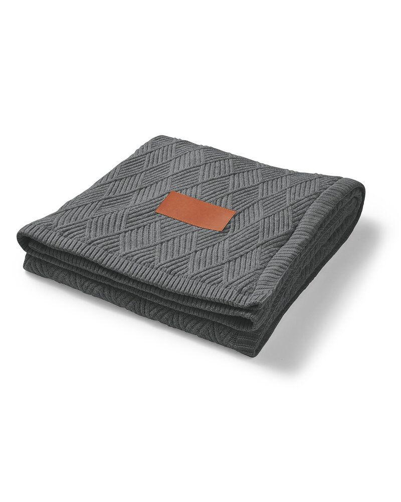 Leeman LG319 - Trellis Knit Blanket