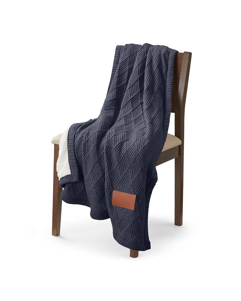 Leeman LG319 - Trellis Knit Blanket