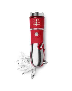 Prime Line T506 - Multi Tool With Flash Light Red