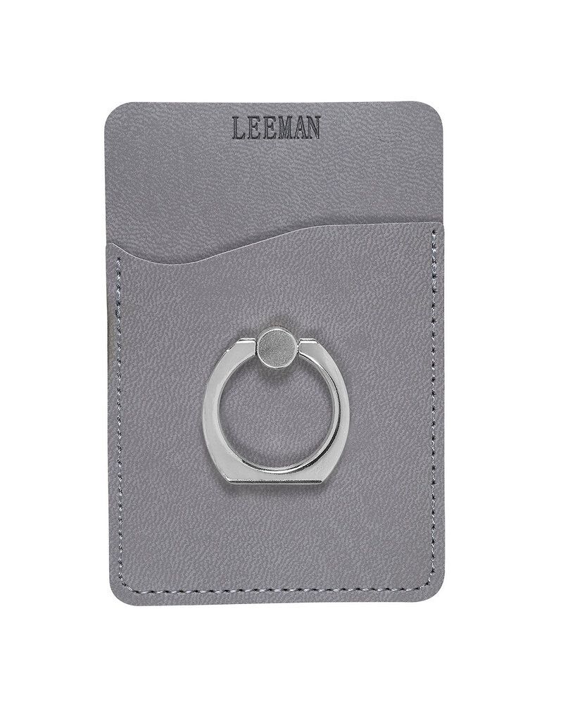 Leeman LG-9378 - Tuscany Card Holder With Metal Ring Phone Stand