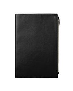 Prime Line NB201 - Element Softbound Journal With Zipper Pocket Black