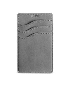 Leeman LG255 - Nuba RFID 3 Pocket Phone Wallet Gray