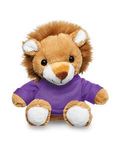 Prime Line TY6035 - 7" Plush Lion With T-Shirt Purple