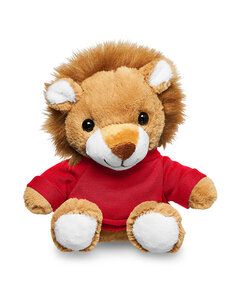 Prime Line TY6035 - 7" Plush Lion With T-Shirt Red