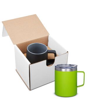 Prime Line GMG407 - 12oz Vacuum Insulated Coffee Mug With Handle In Mailer