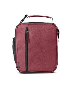 Prime Line LB504 - Austin Nylon Collection Lunch Bag Hthr Burgundy