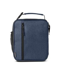 Prime Line LB504 - Austin Nylon Collection Lunch Bag Hthr Navy Blue