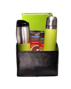 Leeman LG-9326 - Tuscany Thermal Bottle, Tumbler And Journal Ghirardelli® Gift Set