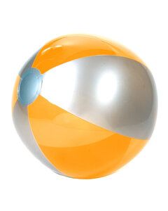 Prime Line PL-3606 - Luster Tone Beach Ball Translucnt Ornge
