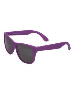 Prime Line SG120 - Single-Tone Matte Sunglasses Purple