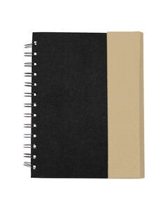 Prime Line NB150 - Recycled Magnetic Journalbook Black