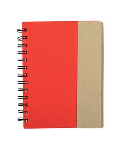 Prime Line NB150 - Recycled Magnetic Journalbook Red