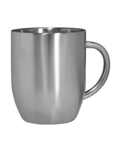 Prime Line PL-2350 - 12oz Double Wall Stainless Steel Coffee Mug Silver