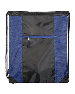 Prime Line LT-3945 - Porter Collection Drawstring Bag Blue