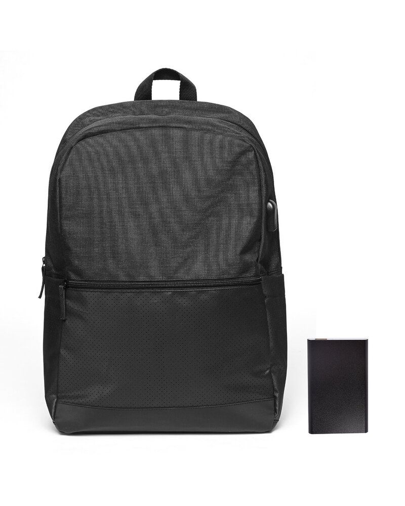 Prime Line BG901 - Power Loaded Tech Squad USB Backpack With Power Bank