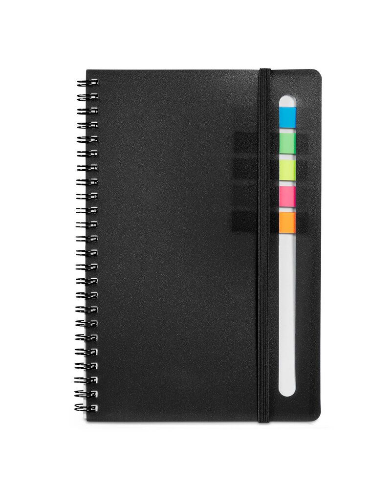 Prime Line NB111 - Semester Spiral Notebook With Sticky Flags