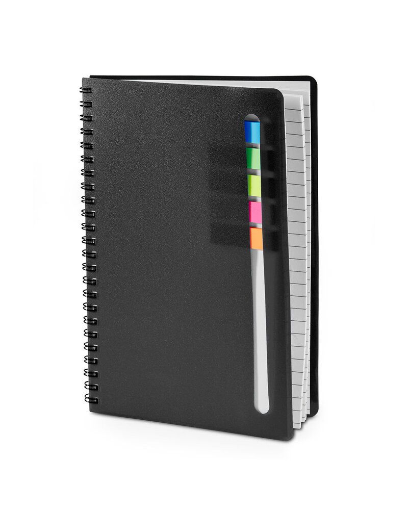 Prime Line NB111 - Semester Spiral Notebook With Sticky Flags
