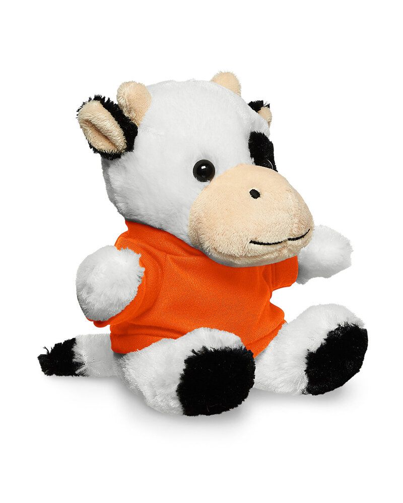 Prime Line TY6033 - 7" Plush Cow With T-Shirt