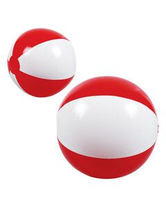 Prime Line BB130 - 16" Two-Tone Beach Ball Red