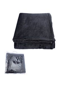 Prime Line OD305 - Mink Touch Luxury Fleece Blanket Black