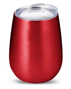 Prime Line PL-2229 - 10oz Stemless Vacuum Wine Tumbler With Lid