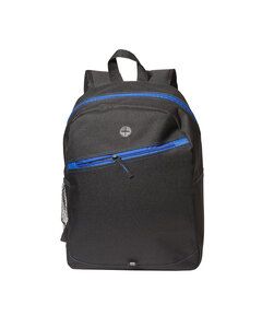Prime Line LT-3956 - Color Zippin Laptop Backpack Black/Blue