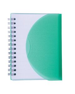 Prime Line NB105 - Medium Spiral Curve Notebook Translucnt Green