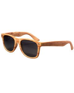 Prime Line SG165 - Woodtone Woodgrain Sunglasses Tan