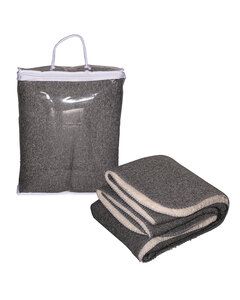 Prime Line OD309 - Thick Needle Sherpa Blanket Gray