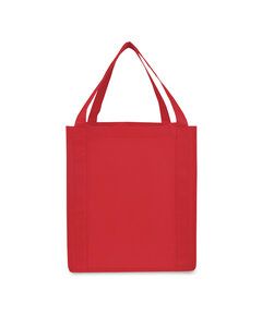Prime Line BG80 - Saturn Jumbo Non-Woven Grocery Tote Red