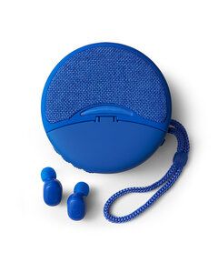 Prime Line IT234 - Duo Wireless Earbuds & Speaker Reflex Blue