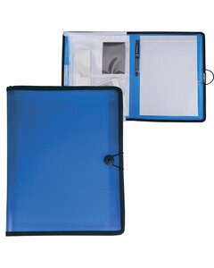 Prime Line PF201 - Meeting Organizer Folio TRANSLUCENT BLUE