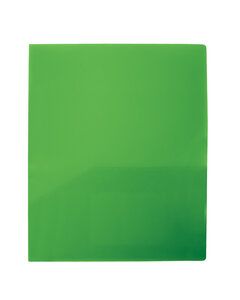 Prime Line PF202 - Pocket Folder Lime Green