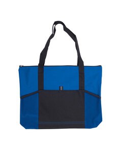 Prime Line BG507 - Jumbo Trade Show Tote With Front Pockets Reflex Blue