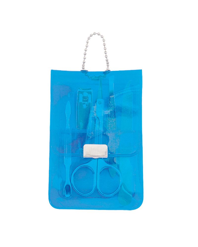 Prime Line VP100 - Translucent Five-Piece Manicure Pouch