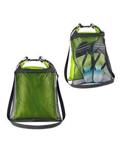 Prime Line BG321 - Mesh Water-Resistant Wet-Dry Bag Lime Green