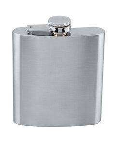 Prime Line JL-1374 - 6oz Stainless Steel Flask Silver
