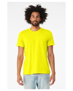 Bella+Canvas 3001CVC -  Unisex Heather T-Shirt Neon Yellow