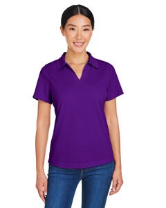 CORE365 CE104W - Ladies Market Snag Protect Mesh Polo Campus Purple