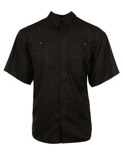 Burnside B2297 - Men's Functional Short-Sleeve Fishing Shirt Black