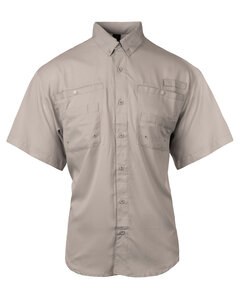 Burnside B2297 - Men's Functional Short-Sleeve Fishing Shirt Cool Grey