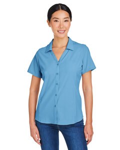 CORE365 CE510W - Ladies Ultra UVP® Marina Shirt Columbia Blue