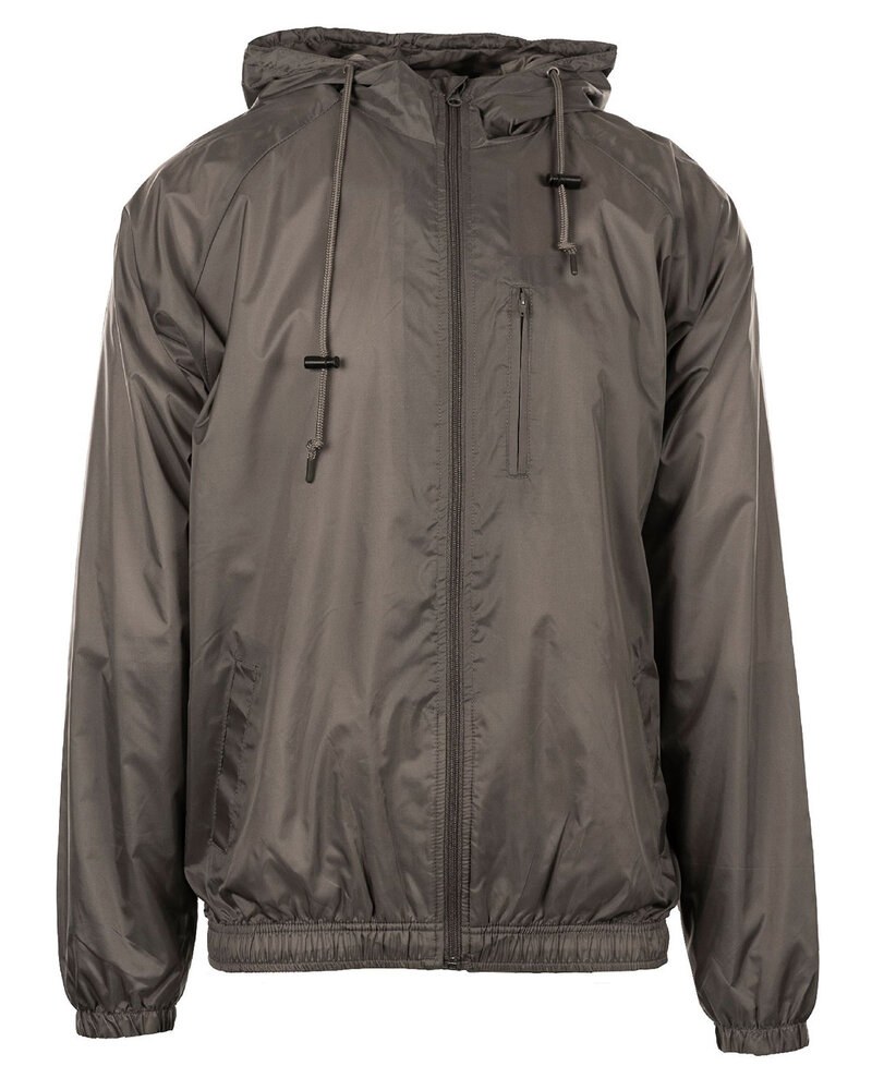 Burnside B9728 - Men's Nylon Hooded Coaches Jacket