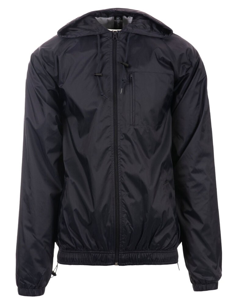 Burnside B9728 - Men's Nylon Hooded Coaches Jacket