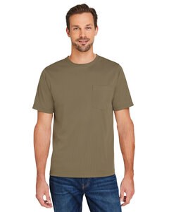Harriton M118 - Charge Snag And Soil Protect Unisex T-Shirt Coyote Brown