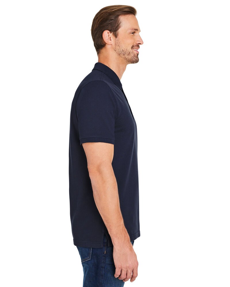 Harriton M205 - Men's Valiant Cotton Snag Protect Polo