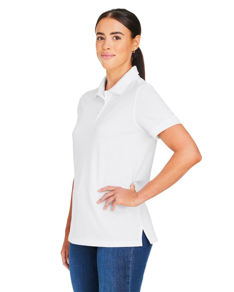 Harriton M205W - Ladies Valiant Cotton Snag Protect Polo