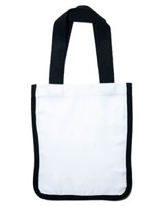 Liberty Bags PSB810 - Sublimation Small Tote Bag White/Black